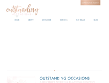 Tablet Screenshot of outstanding-occasions.com